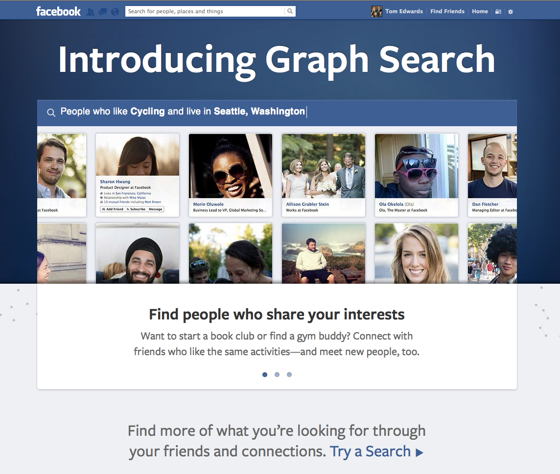 Facebook SEO prin Graph Search