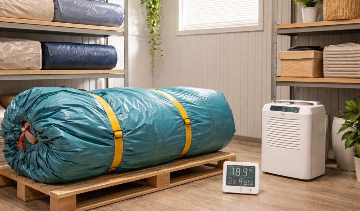 Ce temperatură și umiditate sunt recomandate în spațiul de depozitare pentru un topogan gonflabil?